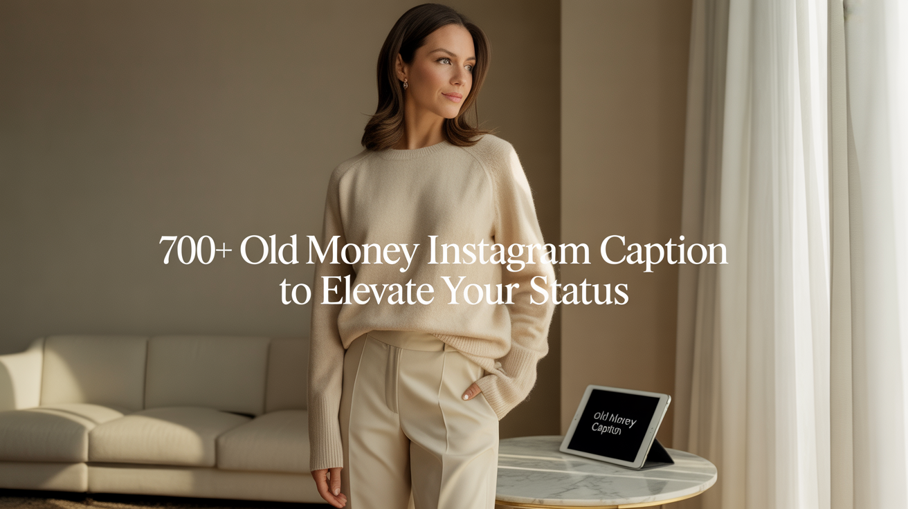 700+ Old Money Instagram Caption to Elevate Your Status