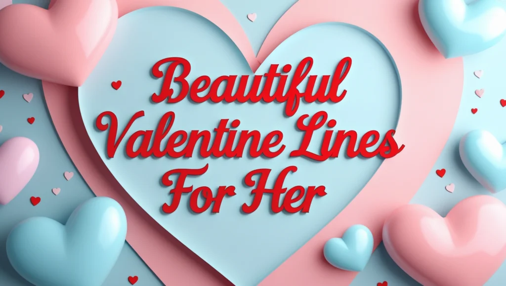 Beautiful Valentine Lines for Her