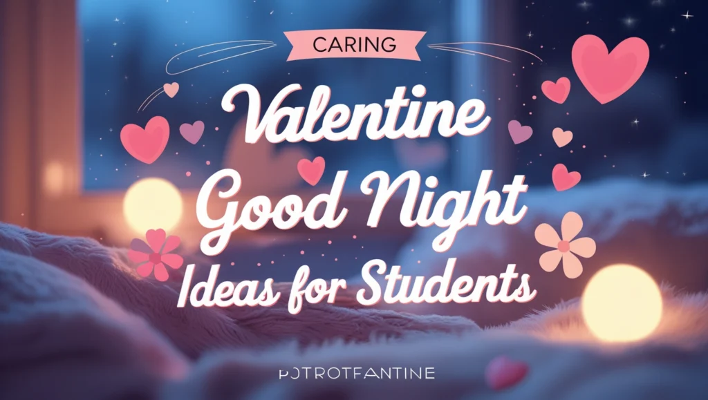 Caring Valentine Good Night Ideas for Students