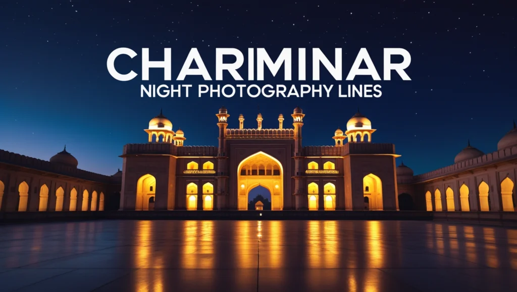 Charminar Night Photography Lines