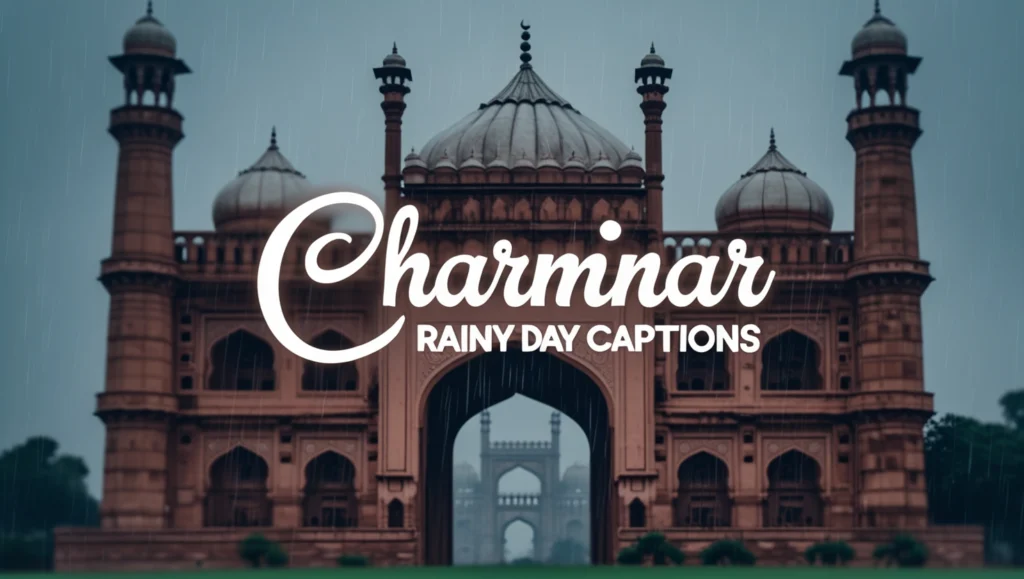 Charminar Rainy Day Captions