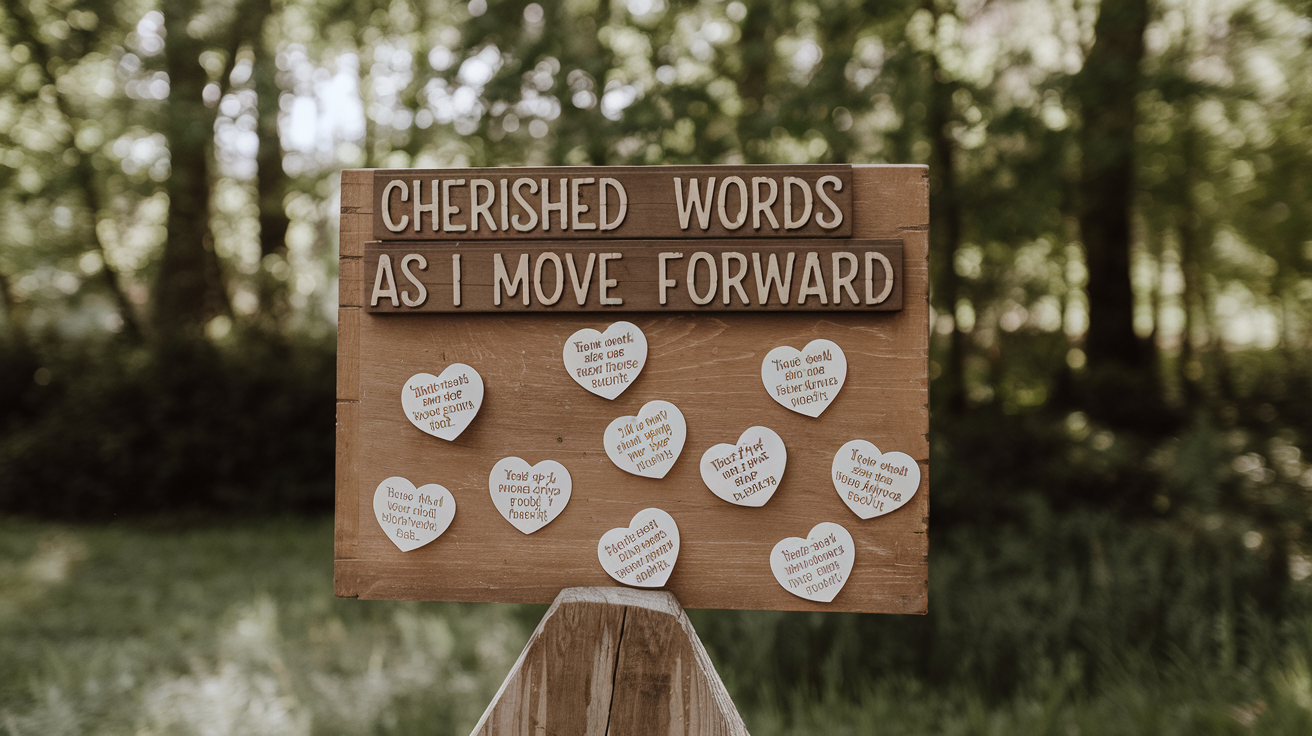 Cherished Words As I Move Forward