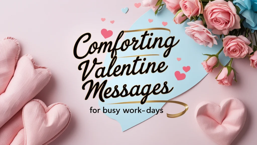 Comforting Valentine Messages for Busy Workdays