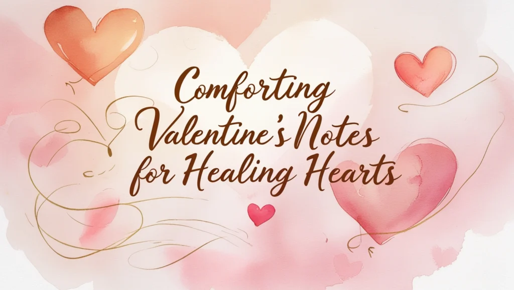 Comforting Valentine’s Notes for Healing Hearts