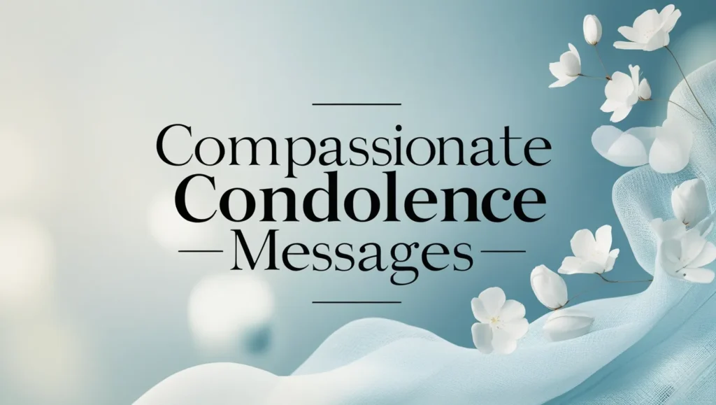 Compassionate Condolence Messages