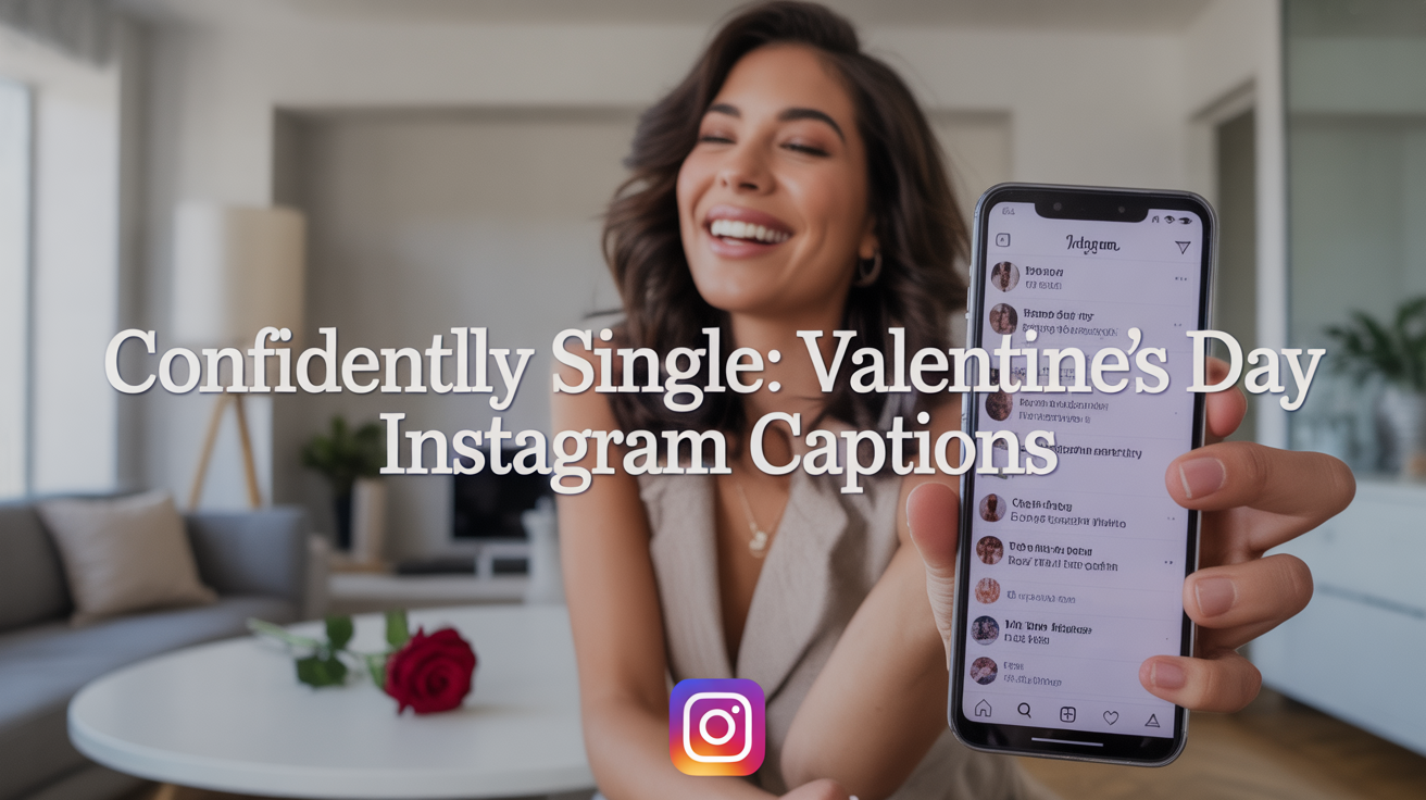 Confidently Single: Valentine’s Day Instagram Captions
