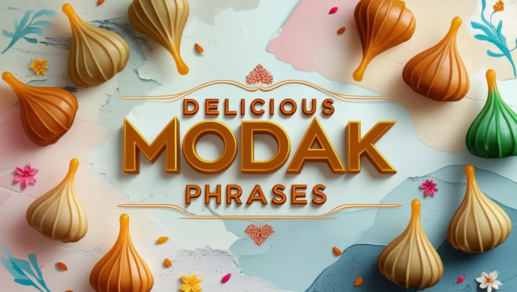 Delicious Modak Phrases