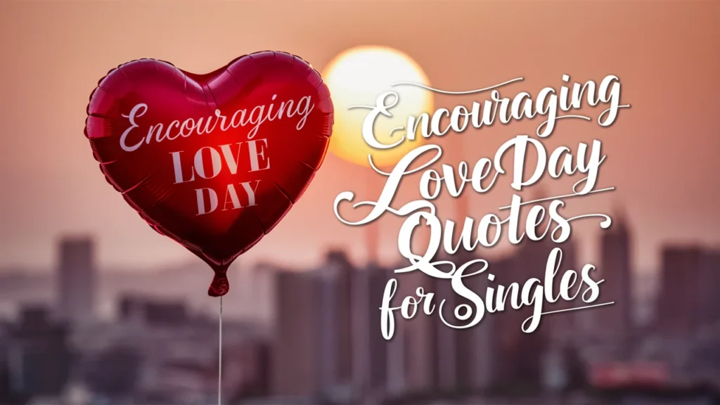 Encouraging Love Day Quotes for Singles