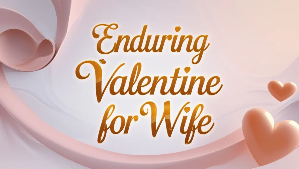 Enduring Valentine Messages for Wife