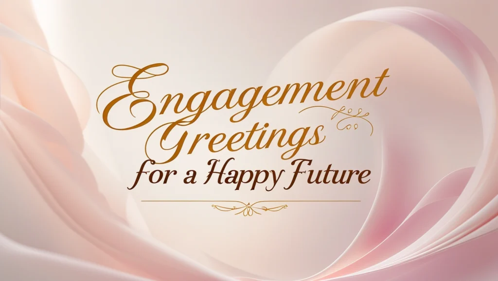 Engagement Greetings for a Happy Future