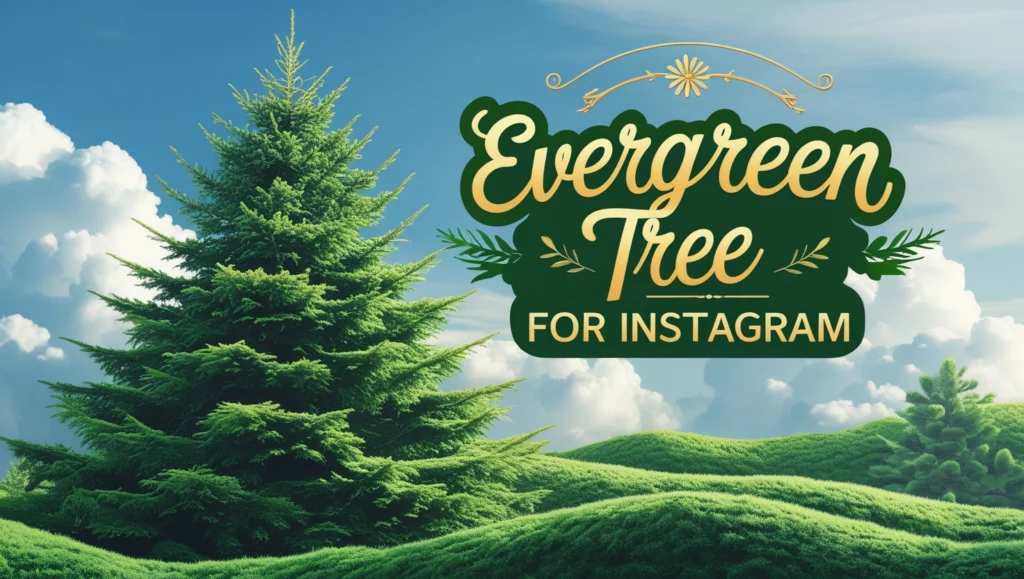 Evergreen Tree Captions for Instagram