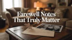 Farewell Notes That Truly Matter