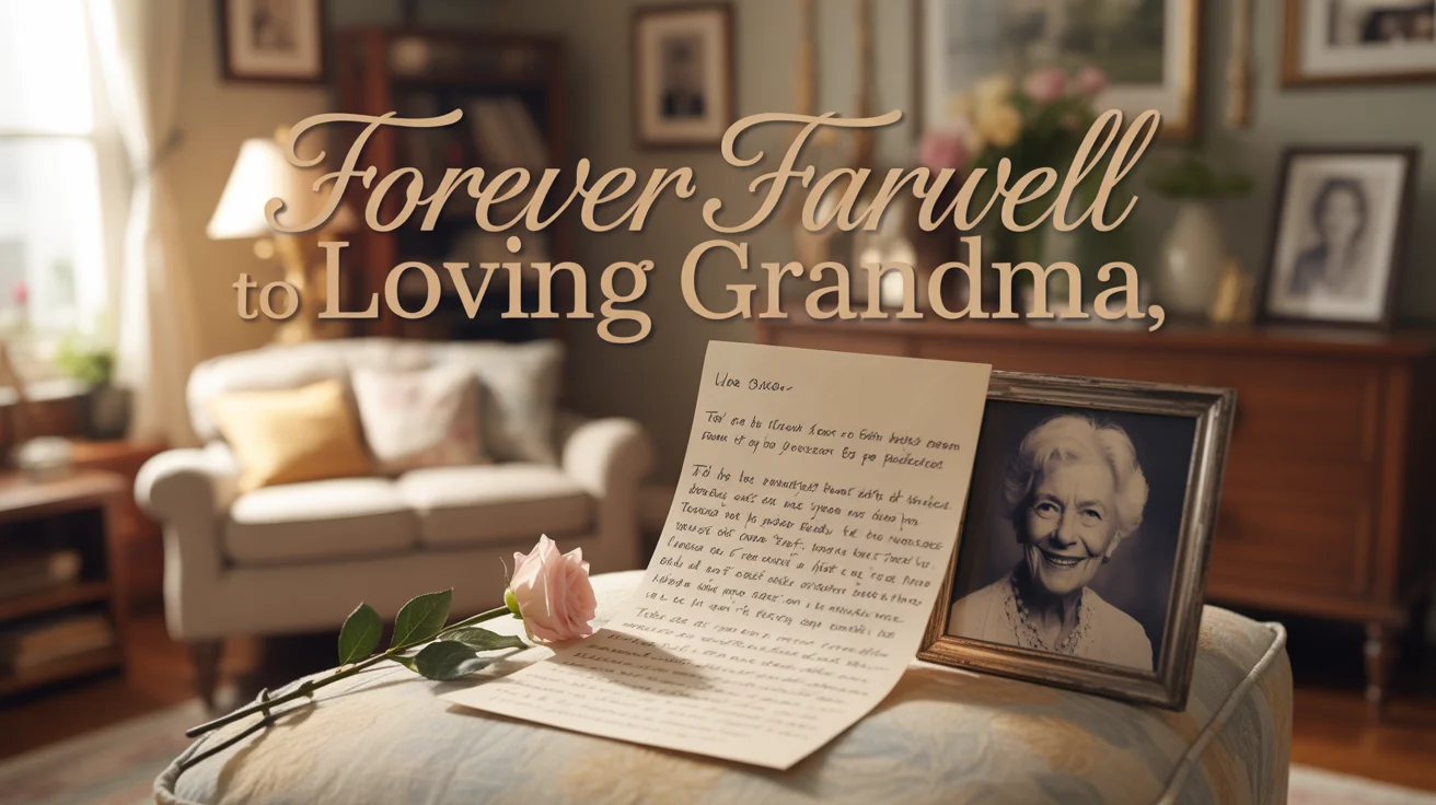 Forever Farewell to Loving Grandma