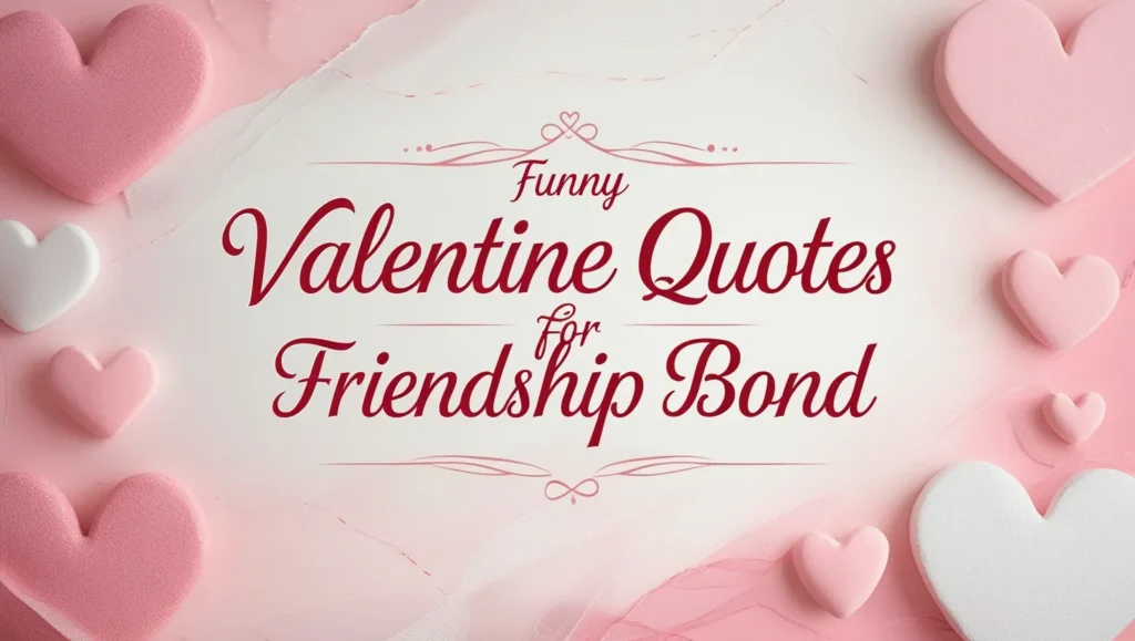Funny Valentine Quotes for Friendship Bond