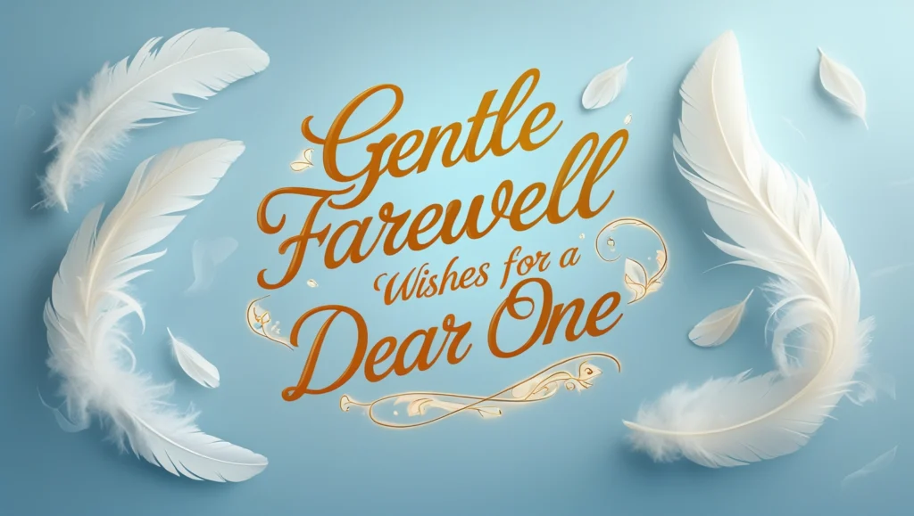 Gentle Farewell Wishes for a Dear One