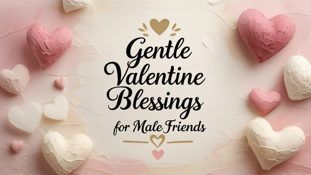 Gentle Valentine Blessings for Male Friends