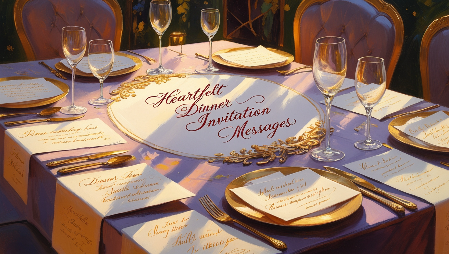 Heartfelt Dinner Invitation Messages
