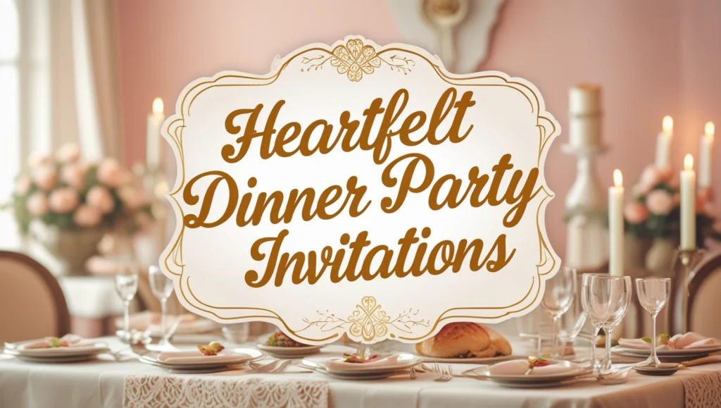Heartfelt Dinner Party Invitations