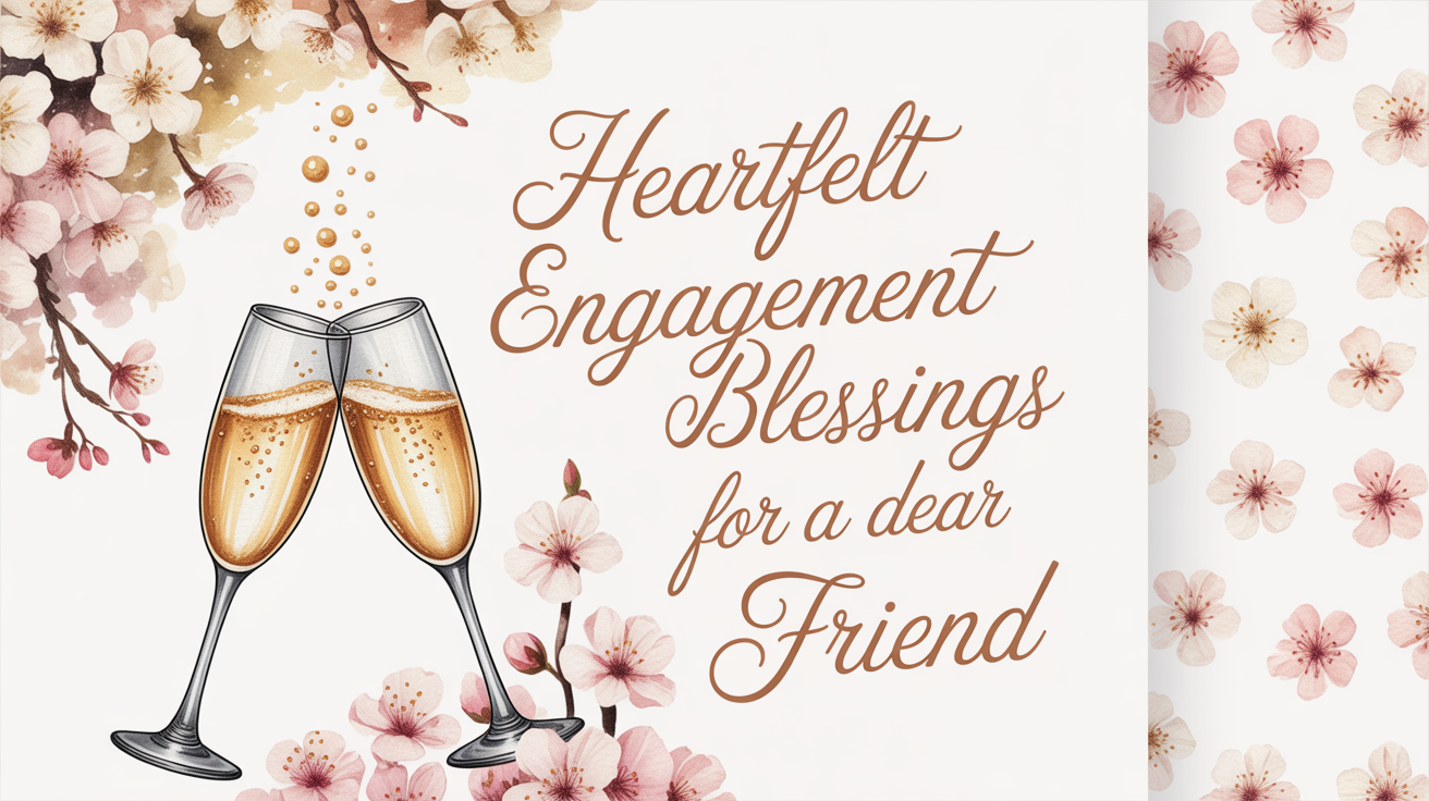 Heartfelt Engagement Blessings for a Dear Friend