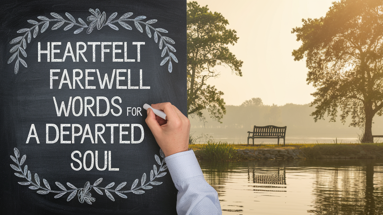 Heartfelt Farewell Words for a Departed Soul