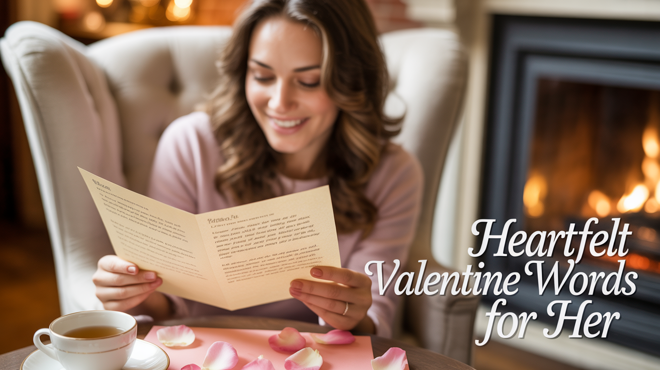 Heartfelt Valentine Words for Her