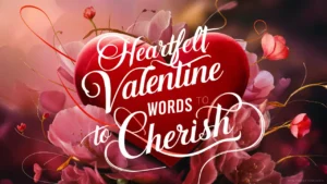 Heartfelt Valentine Words to Cherish
