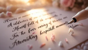 Heartfelt Words for Hospital Moments
