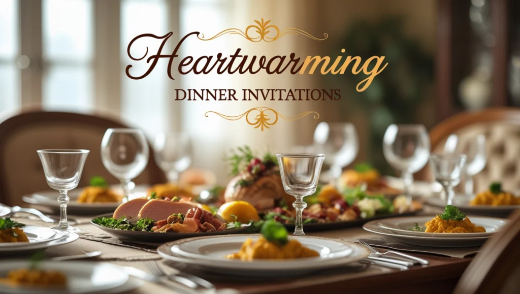 Heartwarming Dinner Invitations
