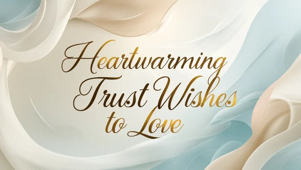 Heartwarming Trust Wishes To Love