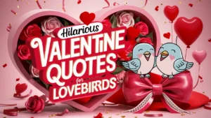 Hilarious Valentine Quotes for Lovebirds