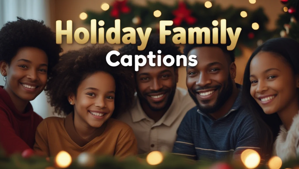 Holiday Family Captions