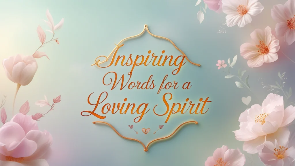 Inspiring Words for a Loving Spirit