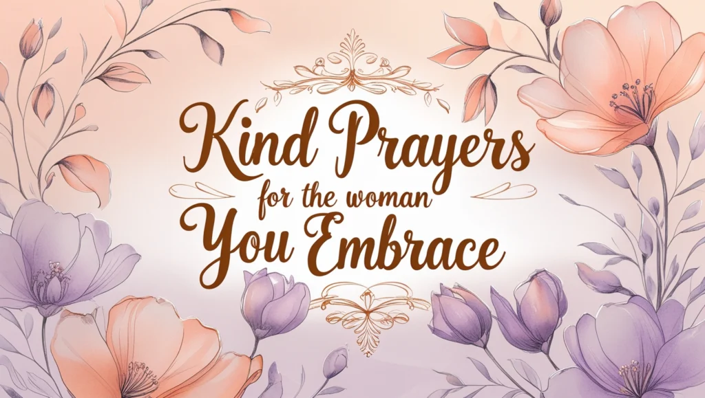 Kind Prayers for the Woman You Embrace