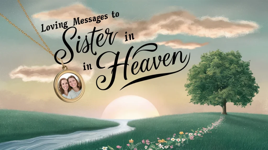 Loving Messages to Sister in Heaven