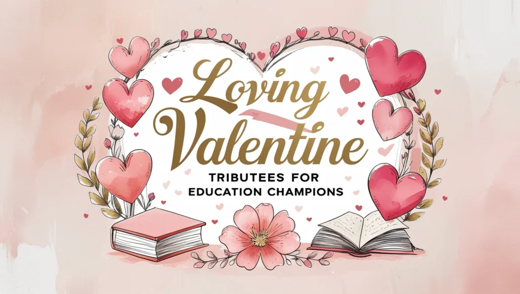 Loving Valentine Tributes for Education Champions