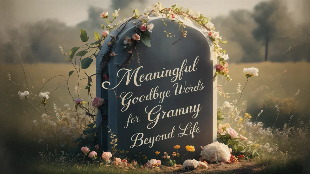 Meaningful Goodbye Words for Granny Beyond Life