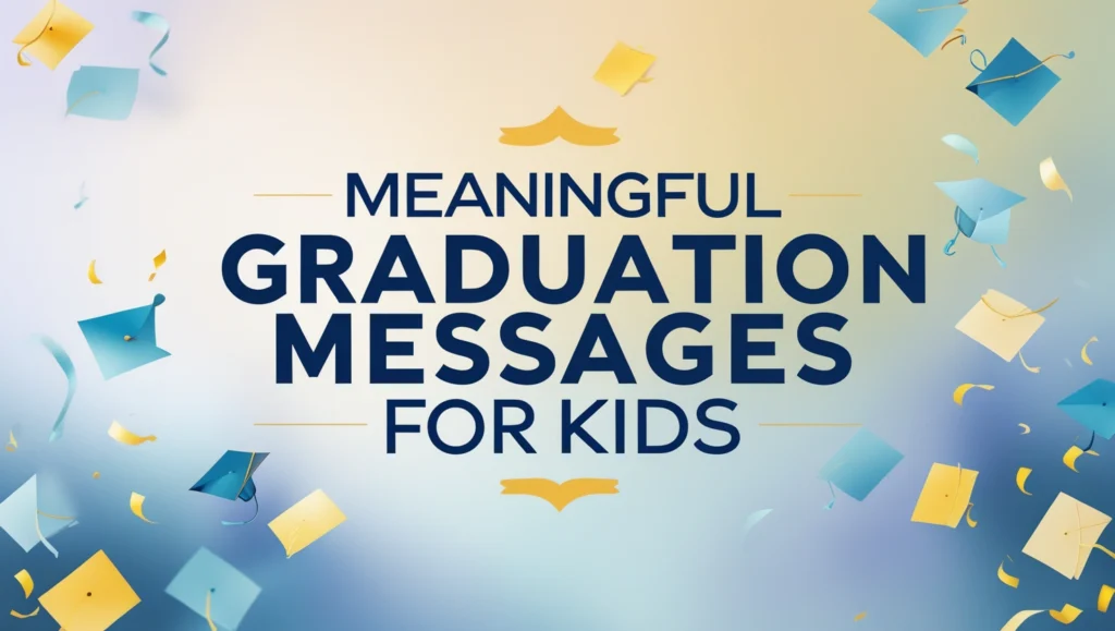 Meaningful Graduation Messages for Kids