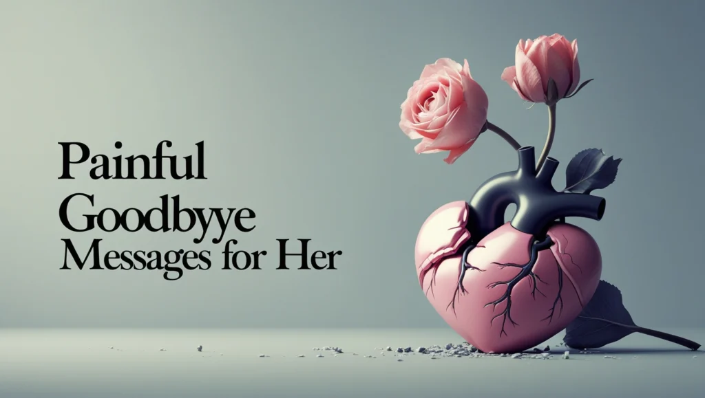 Painful Goodbye Messages for Her