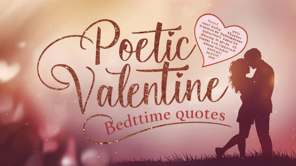 Poetic Valentine Bedtime Quotes