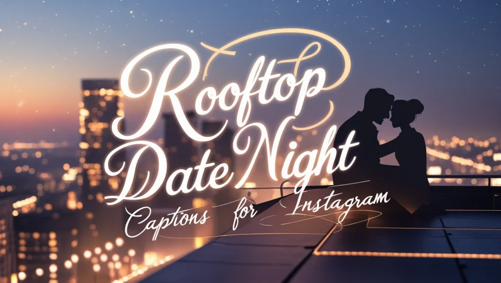 Rooftop Date Night Captions for Instagram
