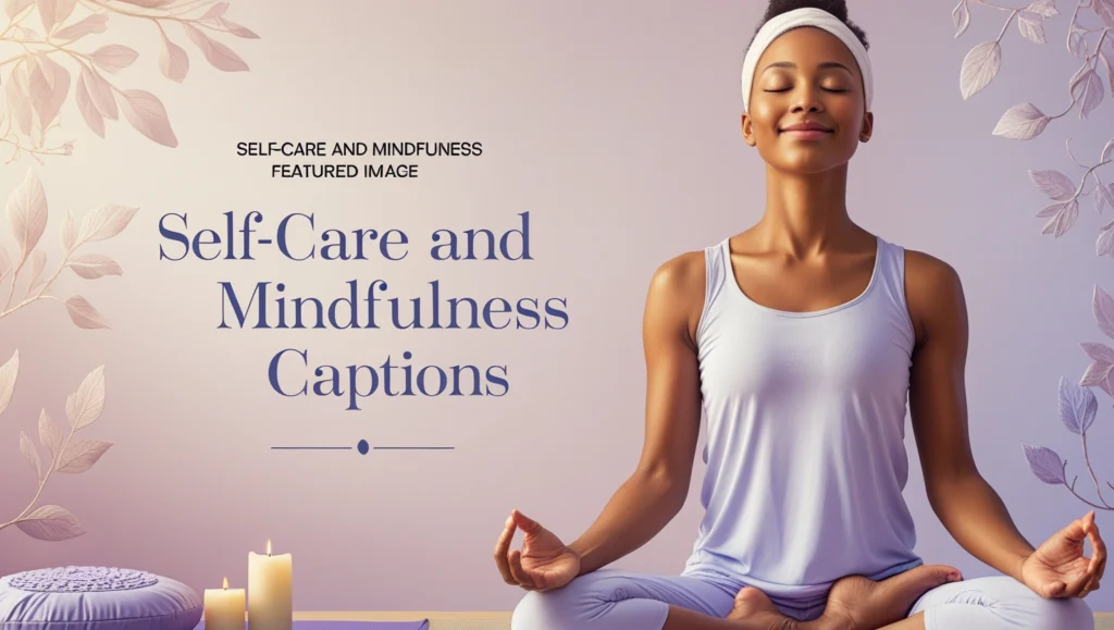 Self-Care and Mindfulness Captions