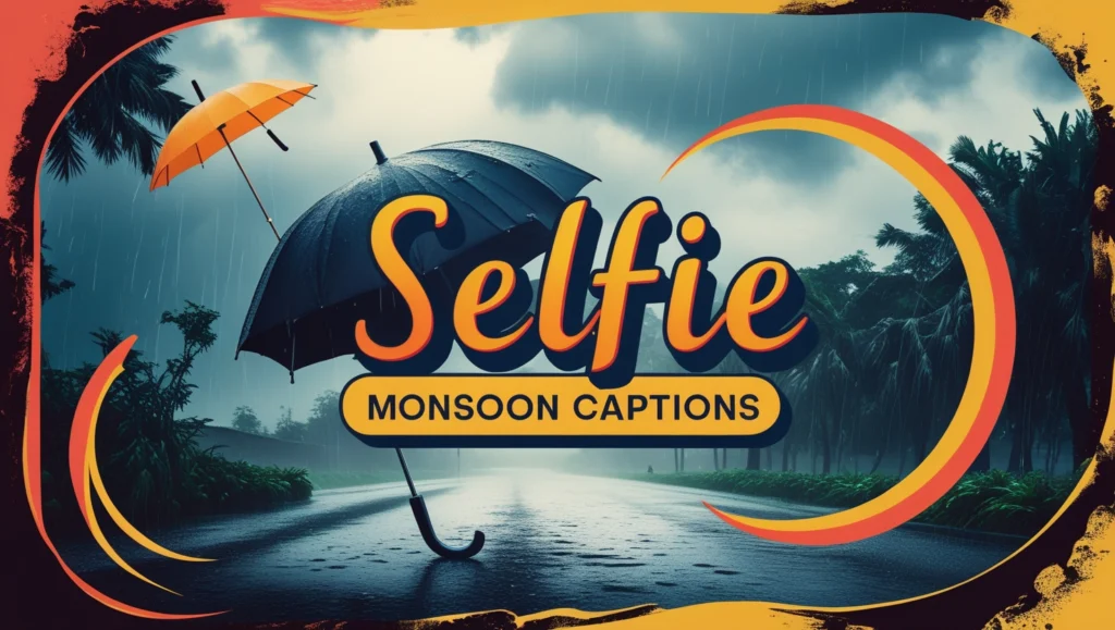 Selfie monsoon captions