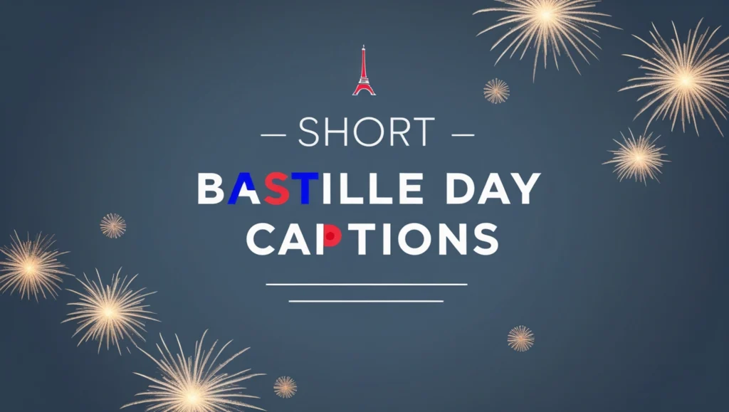 Short Bastille Day Captions