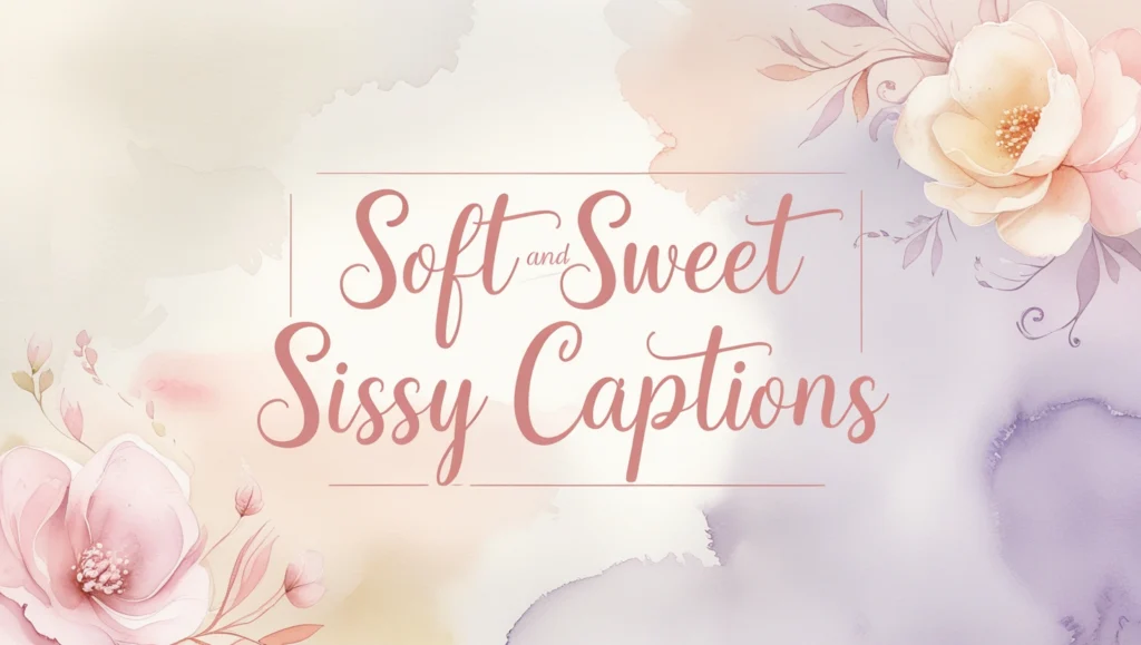 Soft and Sweet Sissy Captions