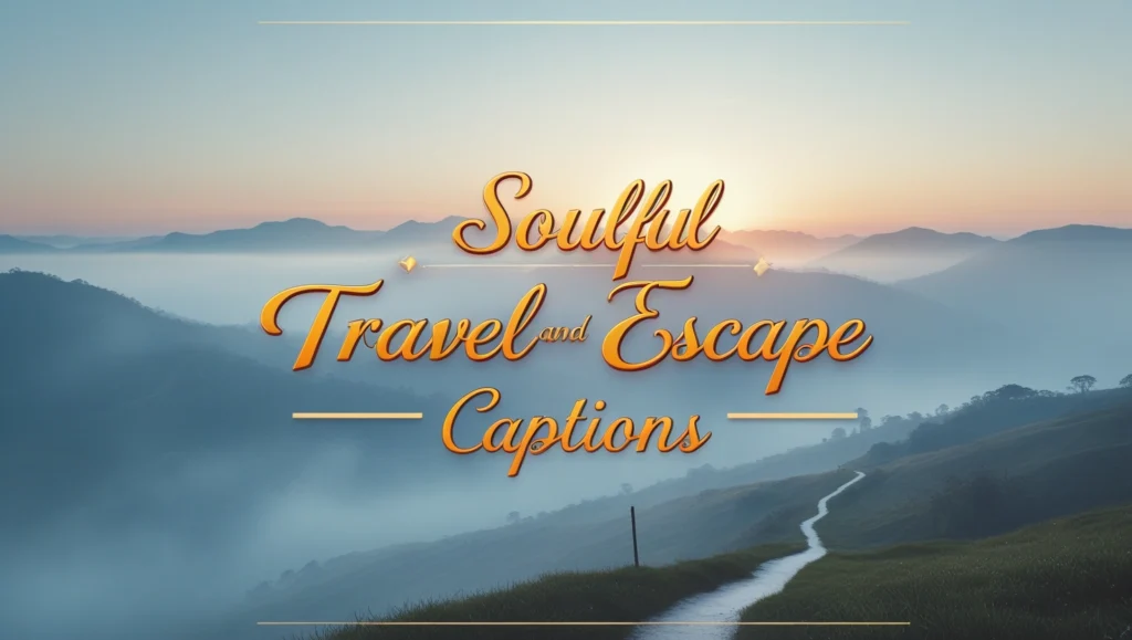 Soulful Travel and Escape Captions