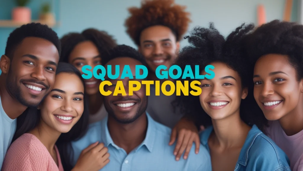 Squad Goals Captions
