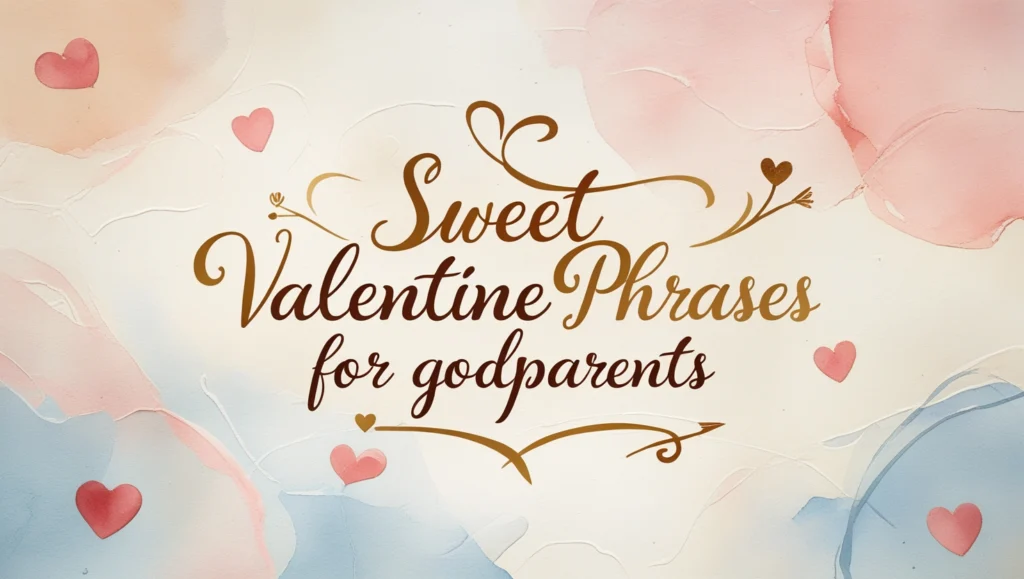 Sweet Valentine Phrases for Godparents