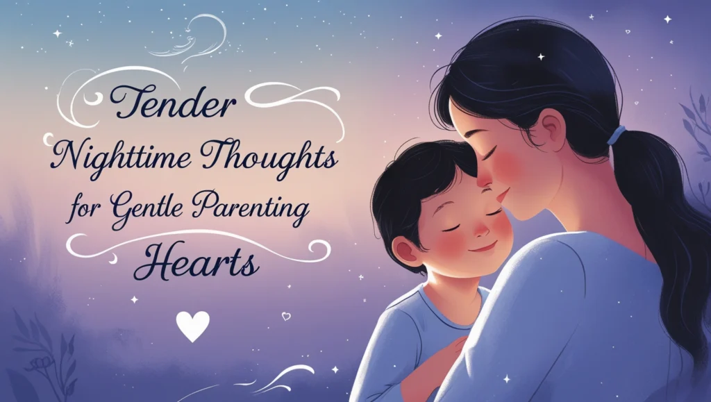 Tender Nighttime Thoughts for Gentle Parenting Hearts