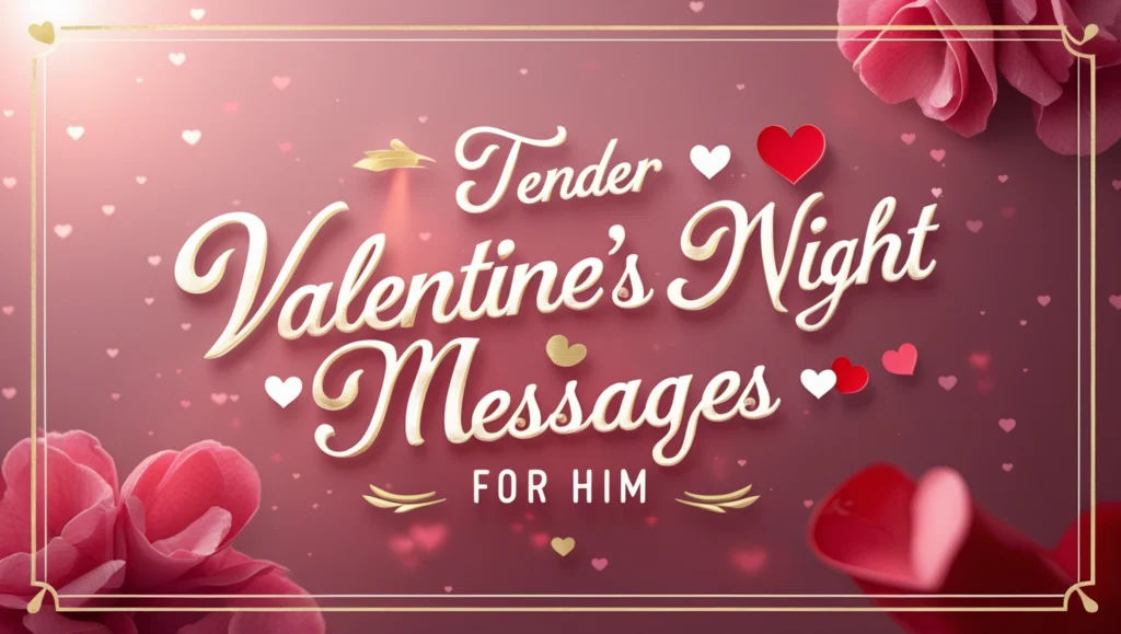 Tender Valentine’s Night Messages for Him
