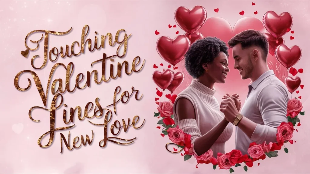 Touching Valentine Lines for New Love